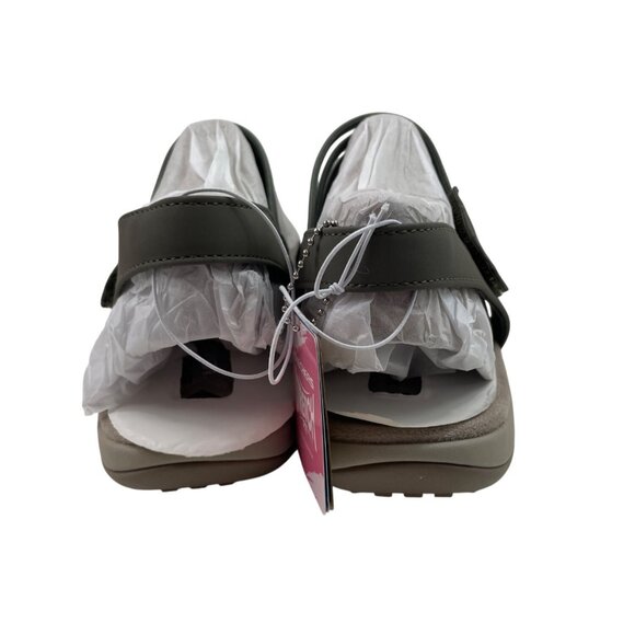 Skechers Womens Size 11 Olive Green Reggae Slim Coffee Run Sandals Stretch Fit - Picture 8 of 14